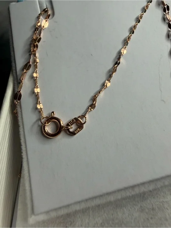 10k Real Rose Gold Set • Bracelet & Necklace